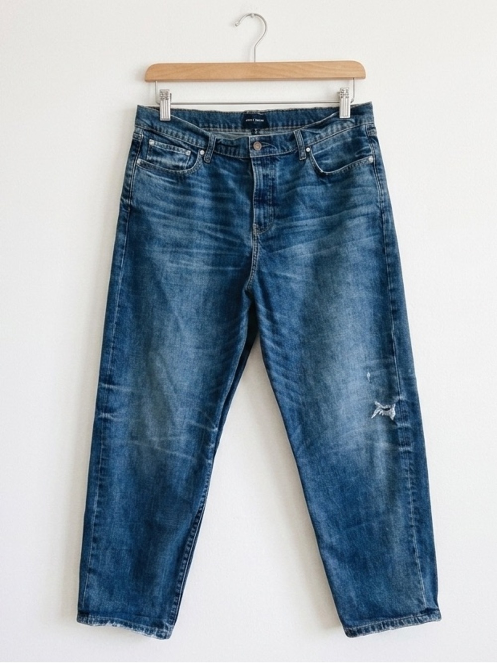 Lucky Brand 365 Vintage Loose Jeans Men’s Size 40 Blue Distressed Denim 40x29